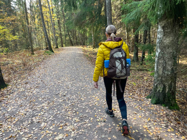 Backpack, Active lifestyle, Forest, Healthy lifestyle, Walking