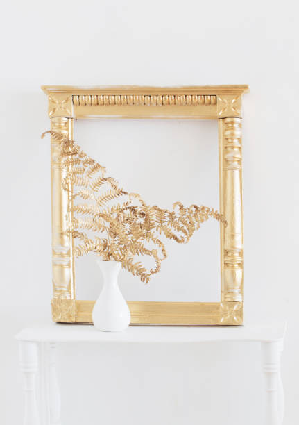 istock interior decor with burning candles on white wooden shelf 1352260710