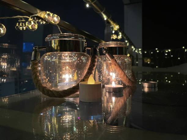 istock Decorative glass candle holder 1352260843