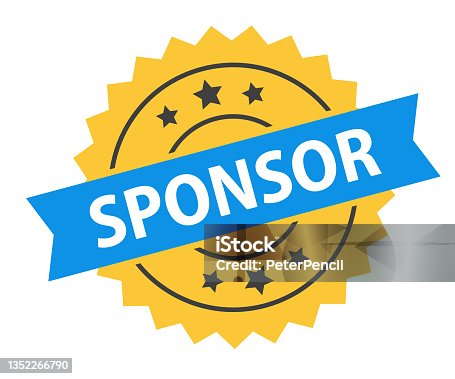 istock Sponsor - Stamp, Imprint, Seal Template. Grunge Effect. Vector Stock Illustration 1352266790