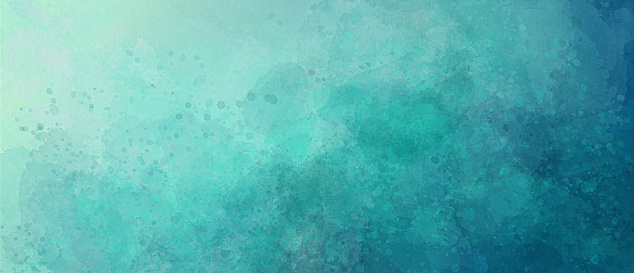 teal, blu andr green artistic watercolor background
