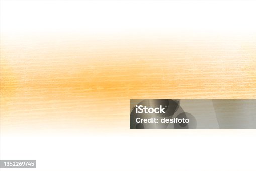 istock Bright golden brown or beige and faded white coloured rustic and smudged wooden painted textured blank empty horizontal vector backgrounds with pattern of lines of paint strokes all over 1352269745