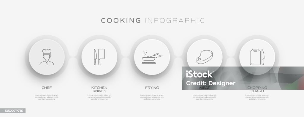 Workflow For Cook Cooking Related Process Infographic Template Process Timeline Chart ...