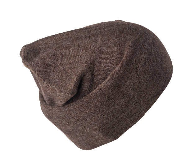 istock women's hat knitted isolated on white background. warm winter accessory 1352284900