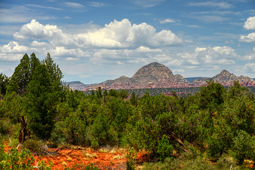 Red Rock country mountains surrounding Sedona Arizona