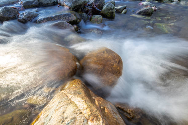 istock Fast-Flowing Stream in North Carolina Mountains 1352294111