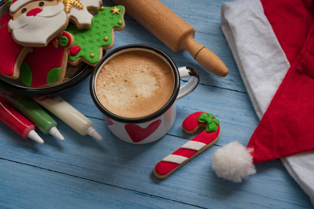 istock Christmas cookies and coffee 1352297397