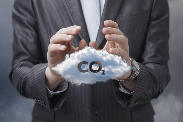 istock Concept of protecting the environment from excessive CO2. 1352297652