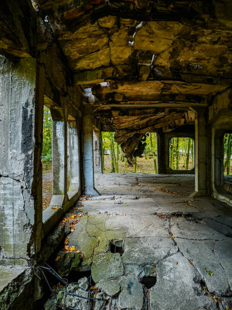 istock Westerplatte ruins of the New Barracks 1352298946