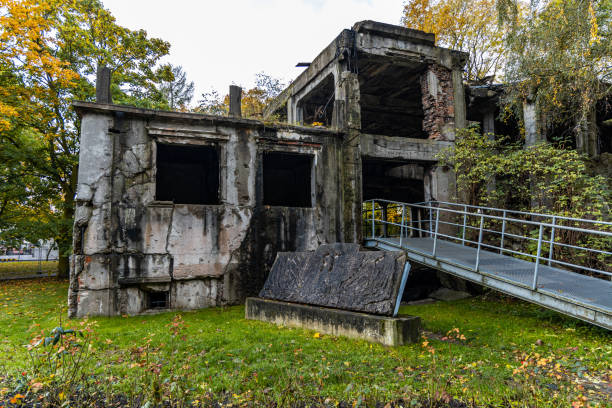 istock Westerplatte ruins of the New Barracks 1352300319