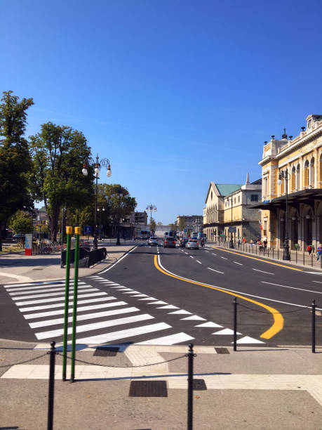 istock Curving Asphalt in Trieste, Italy 1352301226