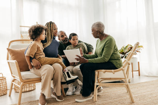The Impact of Family Life During Retirement stock photo