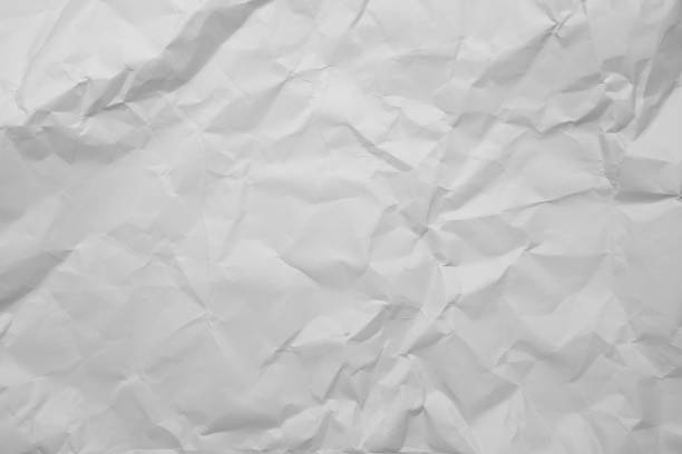 istock Pastel grey crumpled paper texture background with space paper for text 1352305698