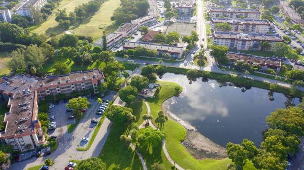 istock Aerial view over Fort Lauderdale⁩, ⁨Florida using a drone on a sunny day. 1352314765