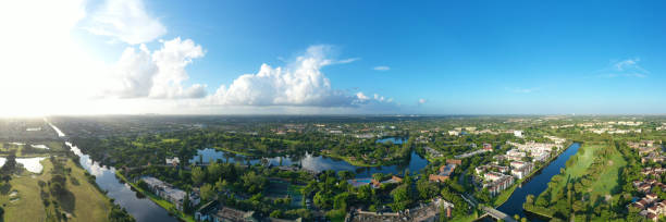 istock Aerial view over Fort Lauderdale⁩, ⁨Florida using a drone on a sunny day. 1352314786