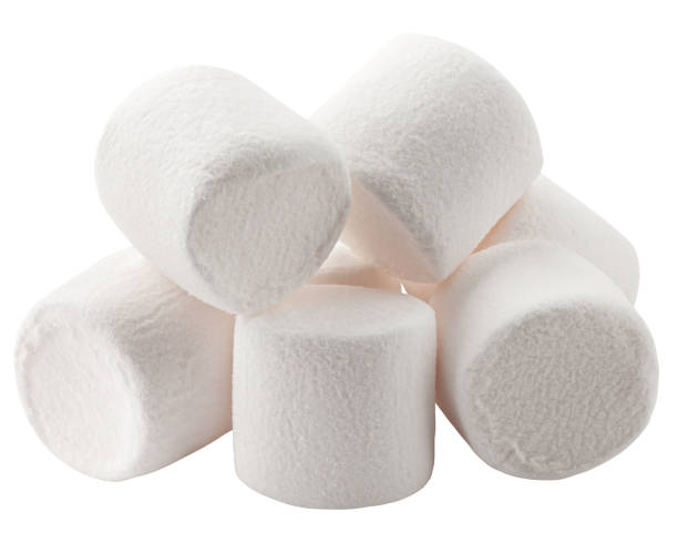 istock marshmallow isolated on white background, clipping path, full depth of field 1352326690