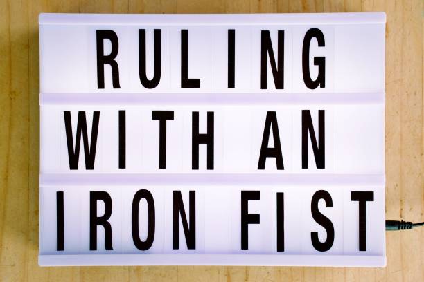 istock Ruling With An Iron Fist in Lightbox Trend 1352336796