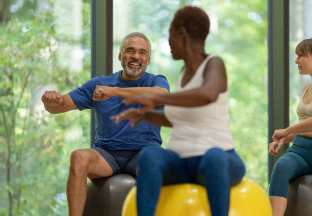 istock Upper Body Exercises on a Yoga Ball 1352339037