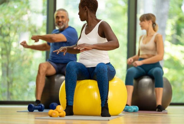 istock Upper Body Exercises on a Yoga Ball 1352339041