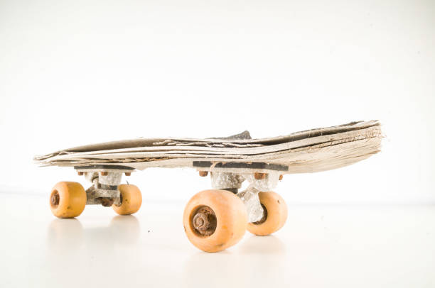 istock Vintage Style Concued Skateboard 1352339713