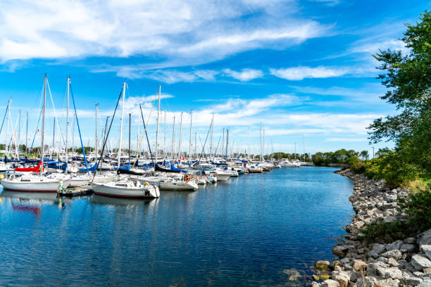 istock Lakefront Promenade Park and Lakefront Promenade Marina, Mississauga, Canada 1352366607