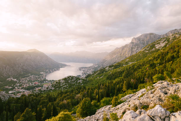 istock White clouds over the Kotor Bay. Mount Lovcen, Montenegro 1352369942