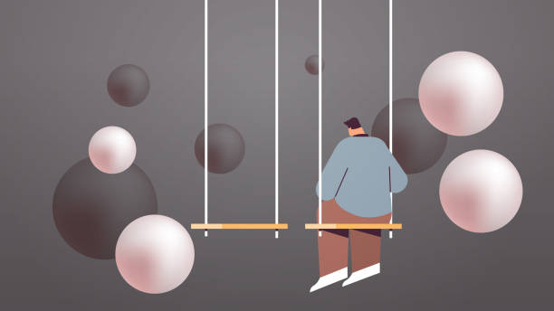 istock unhappy depressed man sitting on swing guy feeling desperate and lonely mental health diseases depression 1352370855