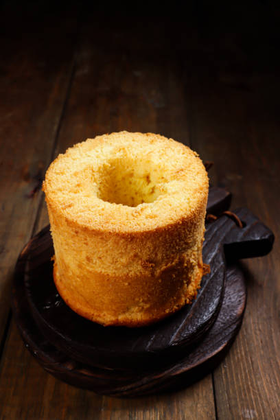 istock Mini Durian Chiffon Cake, a typical asian cake variation. 1352388899