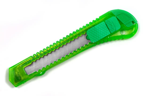 istock Stationery knife on a white background. 1352389602