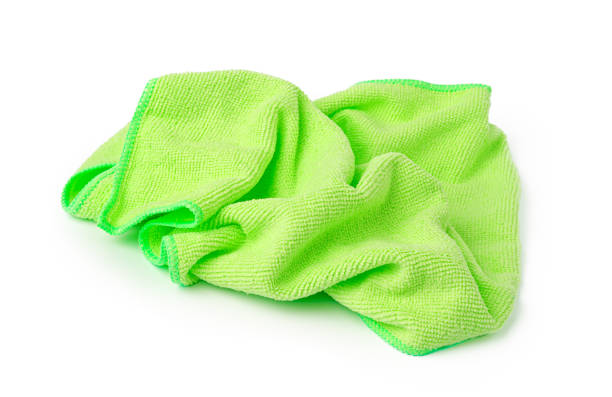 istock Household cleaning wipe isolated on white background 1352403151