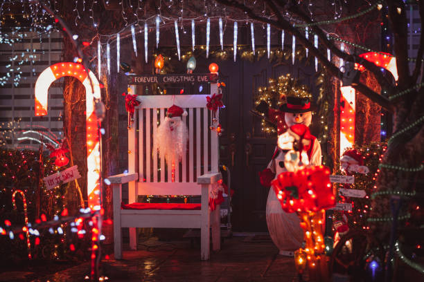 Christmas display lights decoration house