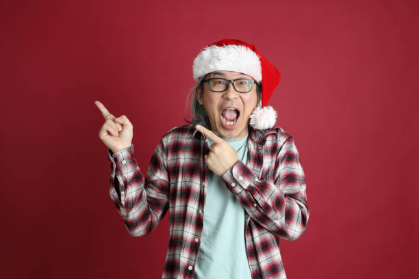 istock Man in Christmas Season 1352416854