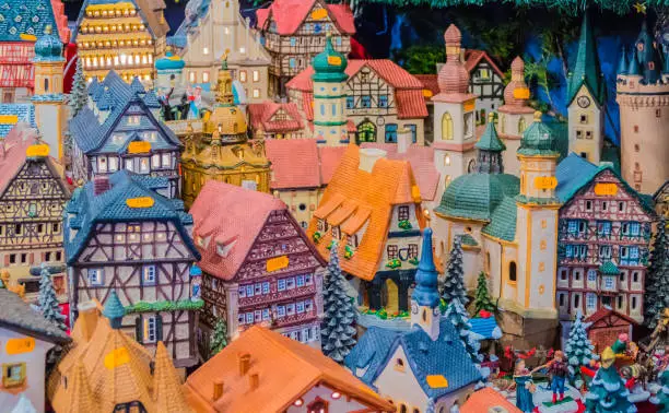 Photo of Half-Timbered Houses Miniature Decoration