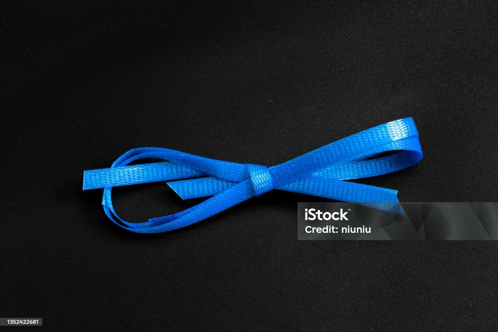 Blue rope Strap Stock Photo