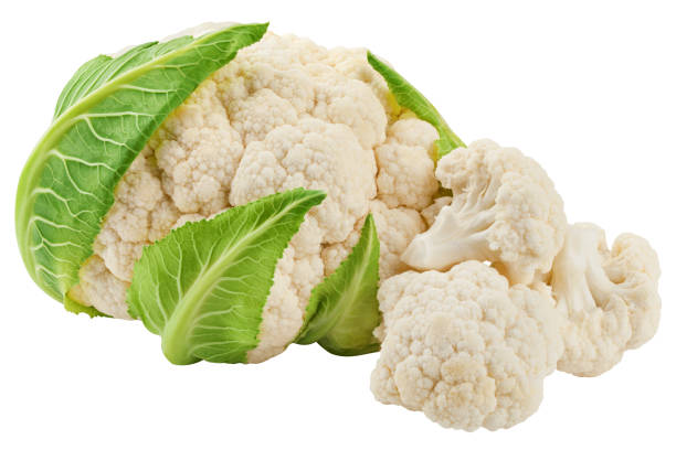 istock cauliflower isolated on white background, clipping path, full depth of field 1352426199