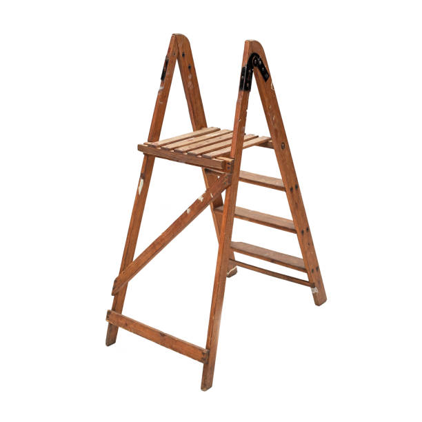 istock Old wooden ladder 1352431988