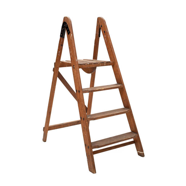 istock Old wooden ladder 1352432162