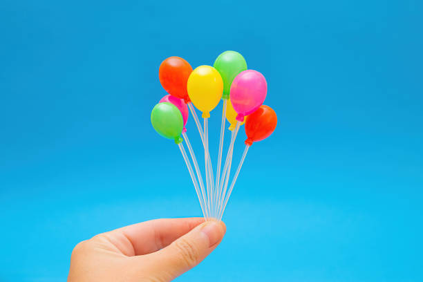 deflated balloons texture closeup details background pattern