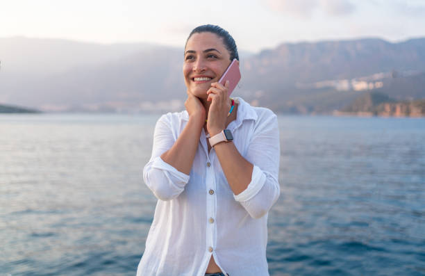 Woman On Yacht