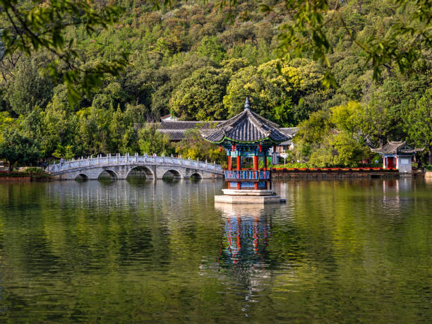 istock Black Dragon Pool in Lijiang, Yunnan, China 1352447780