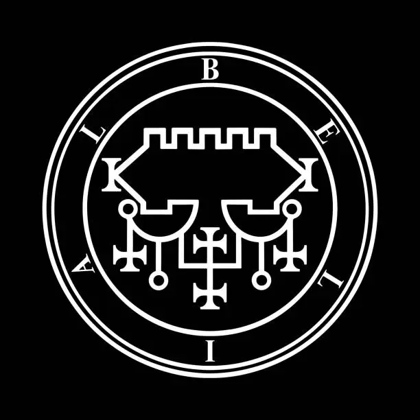 Vector illustration of Sigil of Belial