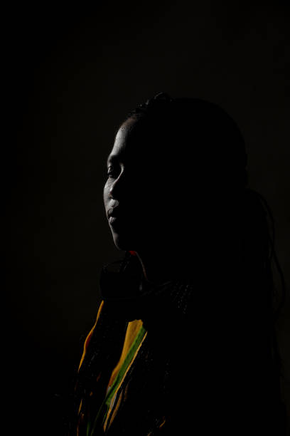 istock Studio image of black female. 1352457284