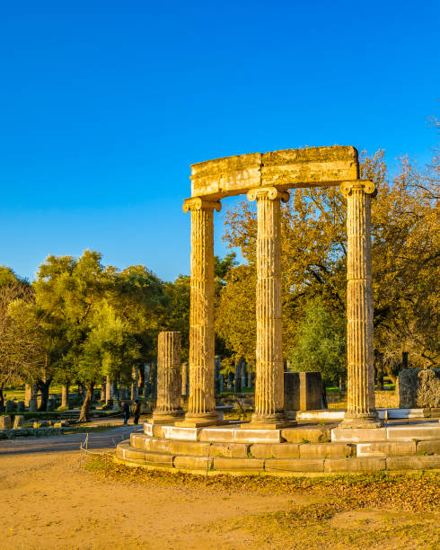 istock Olympia Ruins, Peloponesse, Greece 1352471559