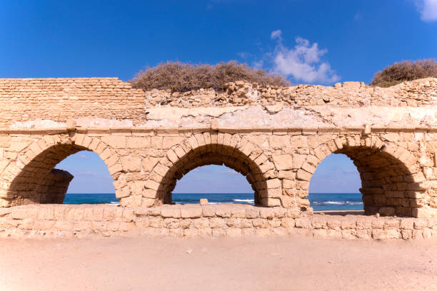 istock Ancient ruins of Caesarea Aqueduct 1352471849