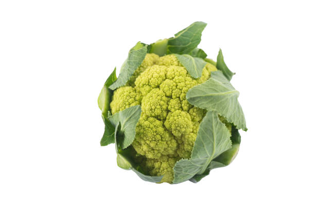 istock Organic Green Cauliflower 1352472305