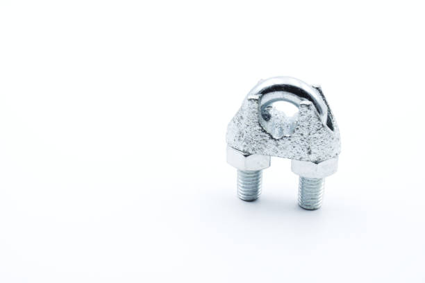 Galvanized High Strength Steel Rope Knot with Hook and Two Nuts, Corrosion Resistant, Heavy Duty