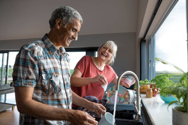 istock Being Playful with their Chores 1352475173