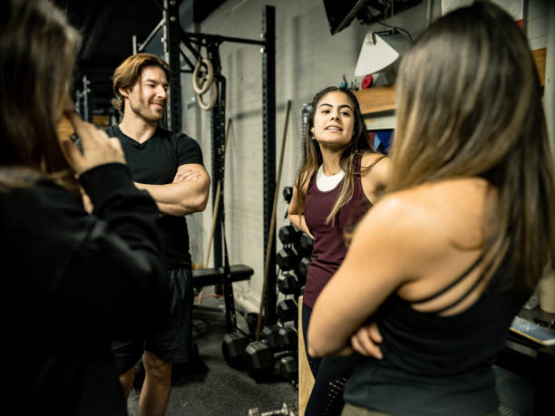 istock Young people taking a break  in the Gym 1352479838