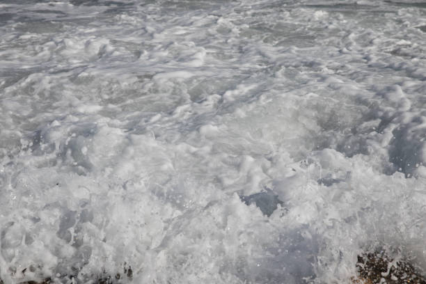 istock Sea Foam. Isolated.  Extreme Close up. 1352489937