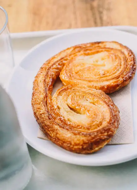 A sweet cookie to accompany tea or coffee in Lloret de Mar, Catalonia, Spain